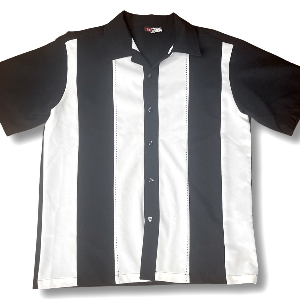 80’s Mens Rockabilly Button down shirt.